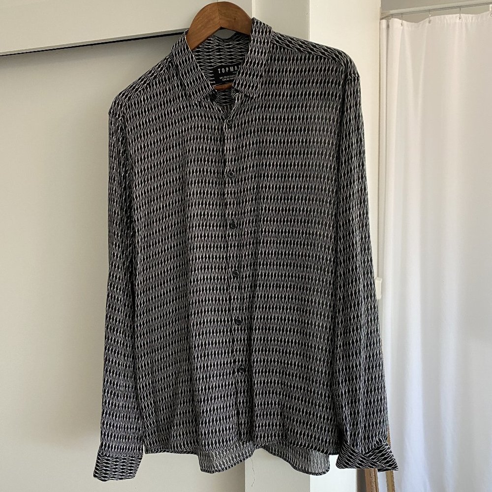 Topman Button Down Casual Shirt